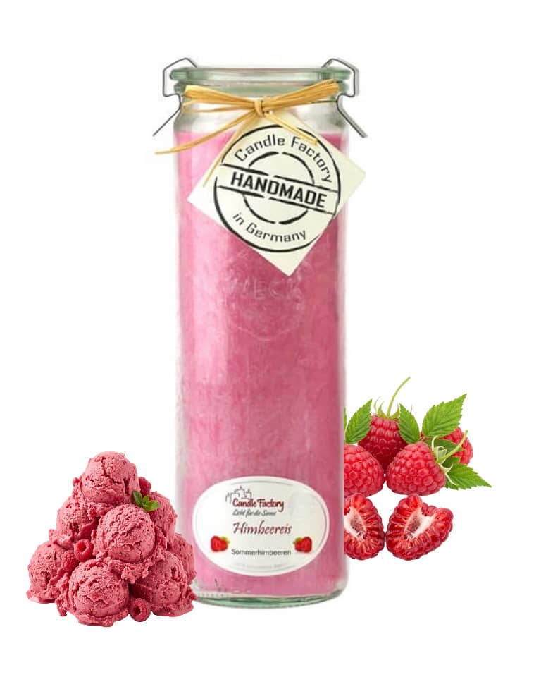 Hochwertige Duftkerze von Candle Factory Himbeereis Big Jumbo g?nstig in Kerzen Online Shop kaufen. Duftkerzen im Glas. Geschenkidee Himbeereis Big Jumbo.
