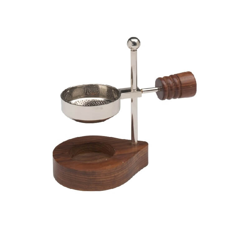 Räucherstövchen vernickelt H = 12 cm Räuchern mit Räucherstövchen vernickelt H = 12 cm höhenverstellbar
