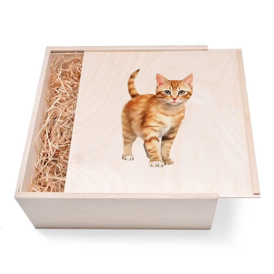Katzen Geschenkbox groß aus Holz mit verzierten Deckel Katzen Geschenkbox groß aus Holz mit verzierten Deckel. Jetzt in unserem Geschenke Onlineshop kaufen.