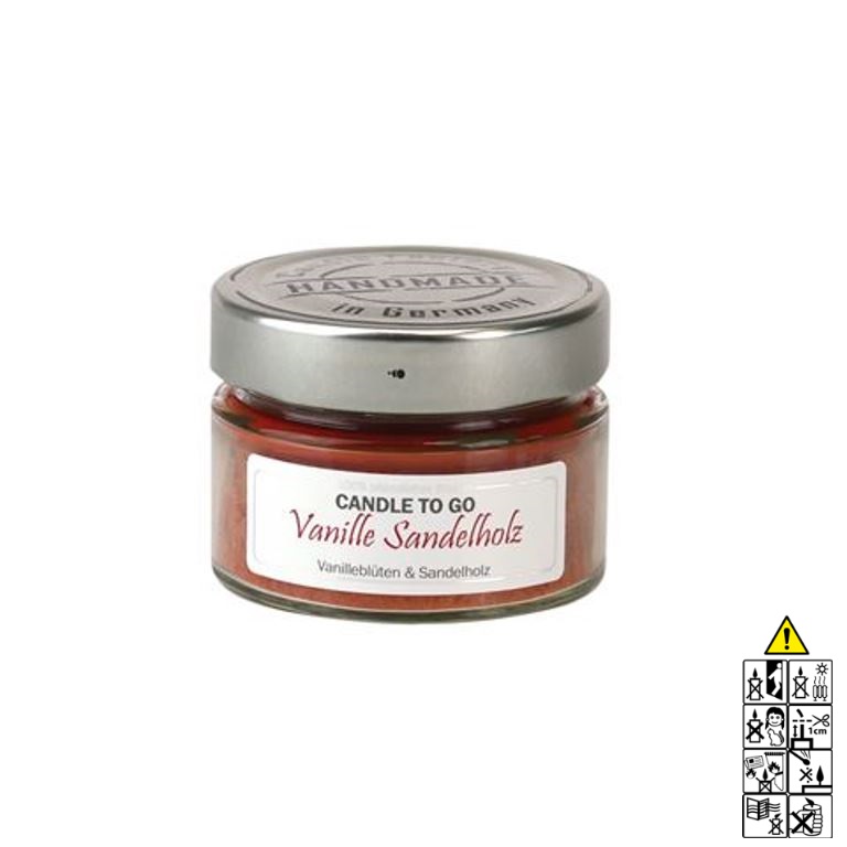 Hochwertige Duftkerze von Candle Factory Candle to Go Vanille Sandelholz g?nstig in Kerzen Online Shop kaufen. Duftkerzen im Glas. Geschenkidee Candle to Go Vanille Sandelholz