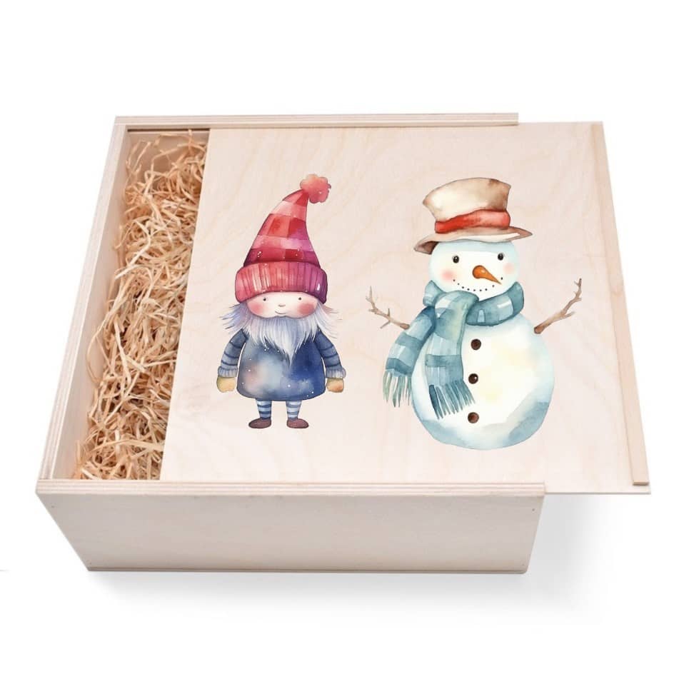 Hochwertige handgemachte Geschenkbox aus Holz günstig im Geschenke Online Shop kaufen.