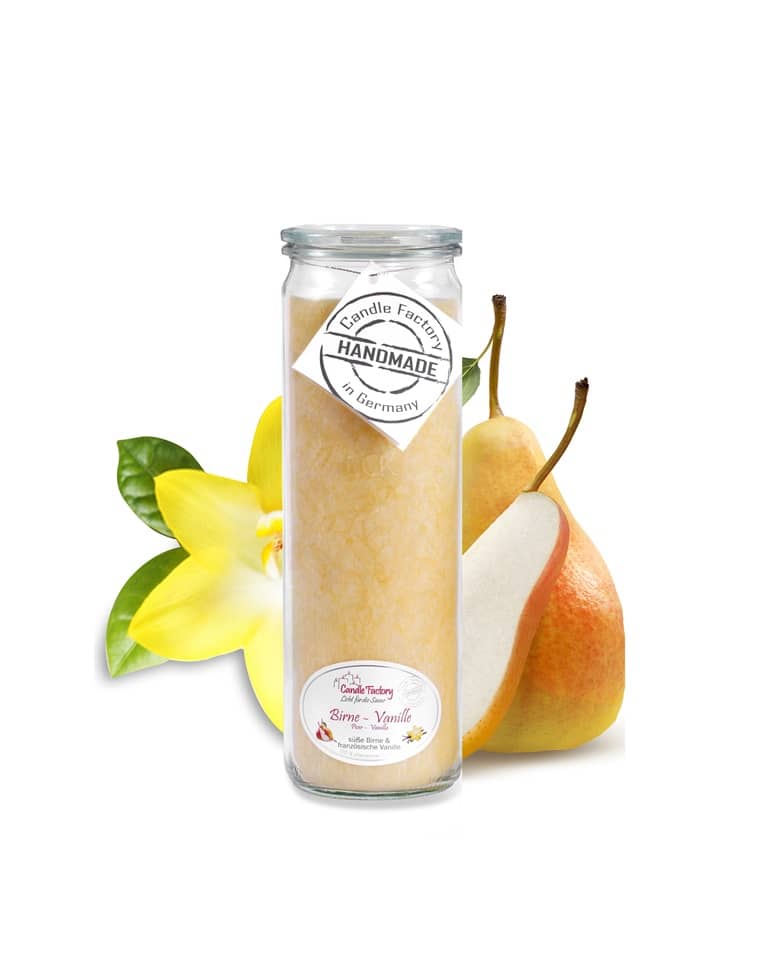 Hochwertige Duftkerze von Candle Factory Birne Vanille Big Jumbo g?nstig in Kerzen Online Shop kaufen. Duftkerzen im Glas. Geschenkidee Birne Vanille Big Jumbo.