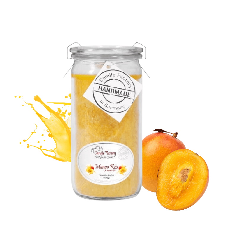 Hochwertige Duftkerze von Candle Factory Mango Kiss Mini Jumbo im Glas g?nstig in Kerzen Online Shop kaufen. Duftkerzen im Glas. Geschenkidee Mango Kiss Mini Jumbo im Glas