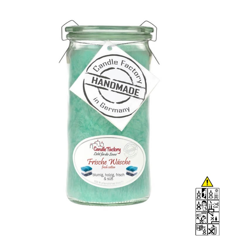 Hochwertige Duftkerze von Candle Factory Frische W?sche Mini Jumbo im Glas g?nstig in Kerzen Online Shop kaufen. Duftkerzen im Glas. Geschenkidee Frische W?sche Mini Jumbo im Glas