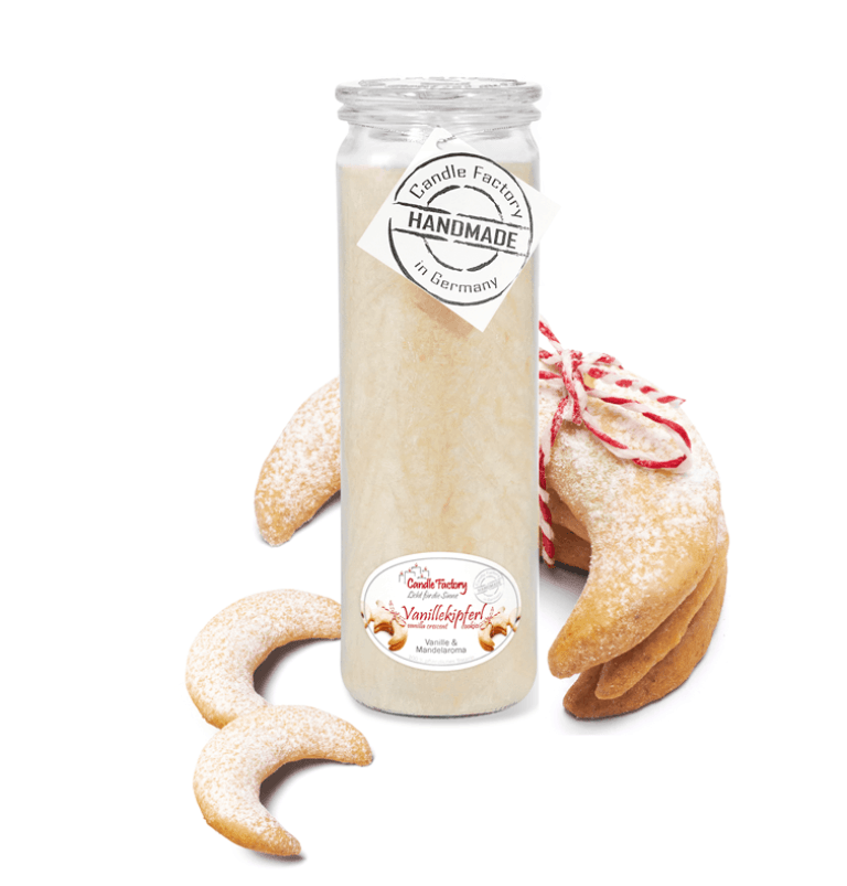 Vanillekipferl - Big Jumbo Duftkerze im Glas von Candle Factory