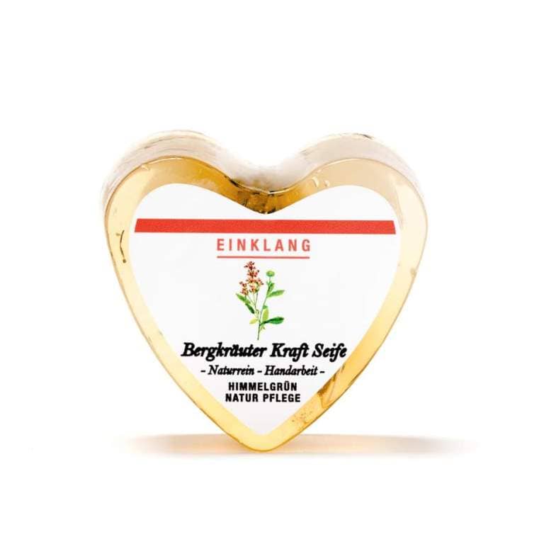 Bergkräuternseife - Glycerienseife in Herzform Hochwertige Geschenkidee Wellness Bergkräuternseife - Glycerienseife in Herzform online kaufen