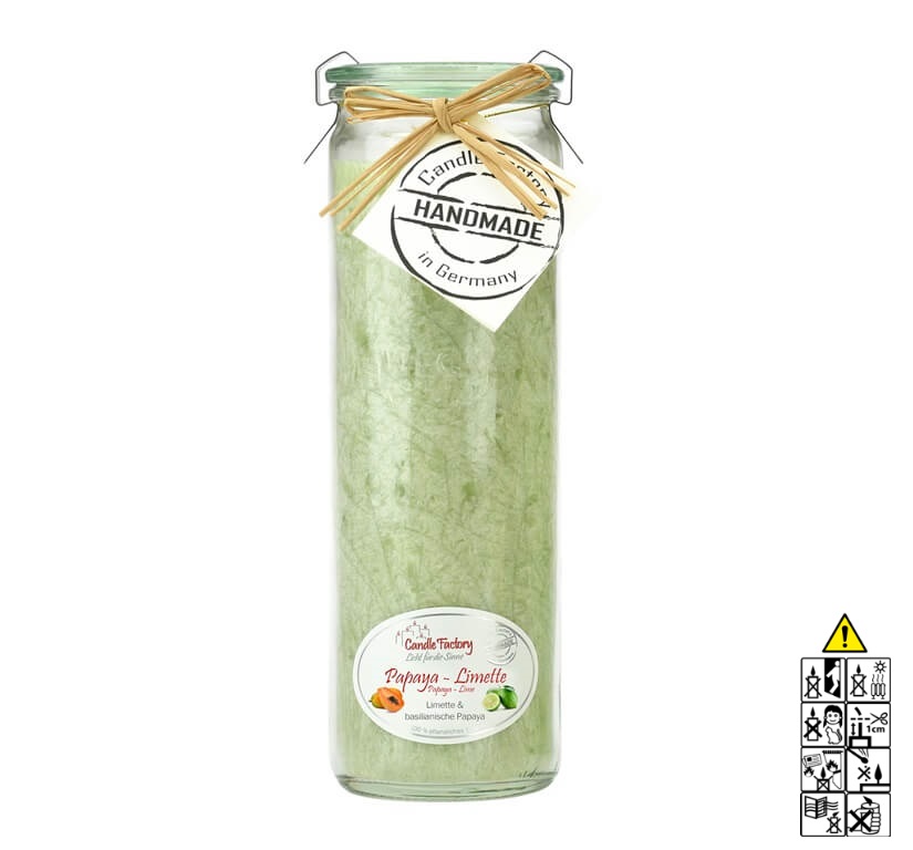 Hochwertige Duftkerze im Glas Papaya Limette Big Jumbo Hochwertige Duftkerze von Candle Factory Papaya Limette Big Jumbo g?nstig in Kerzen Online Shop kaufen. Duftkerzen im Glas. Geschenkidee Papaya Limette Big Jumbo.