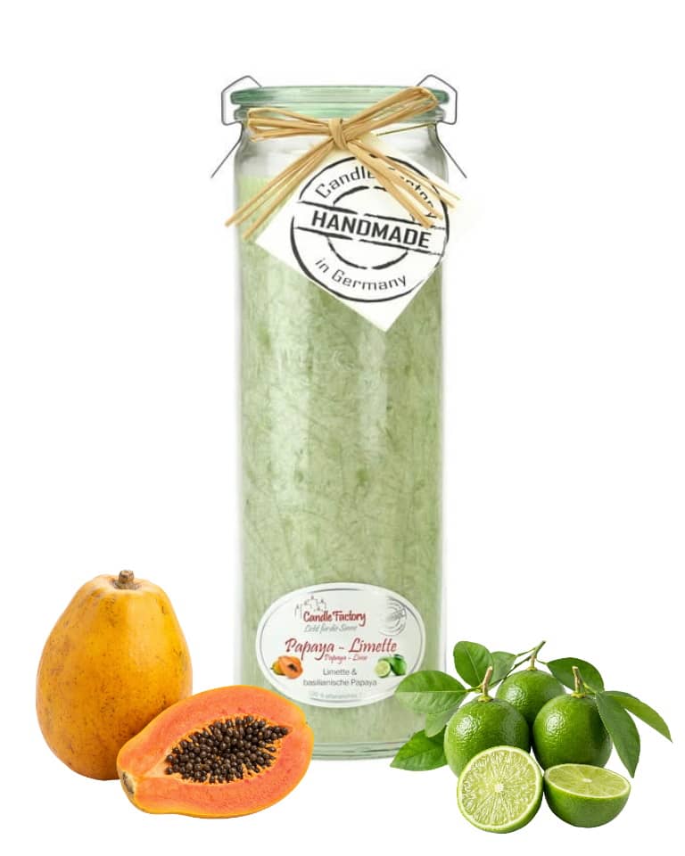 Hochwertige Duftkerze von Candle Factory Papaya Limette Big Jumbo g?nstig in Kerzen Online Shop kaufen. Duftkerzen im Glas. Geschenkidee Papaya Limette Big Jumbo.