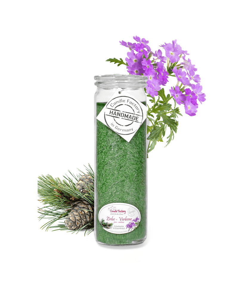 Zirbe-Verbene - Big Jumbo Duftkerze im Glas von Candle Factory