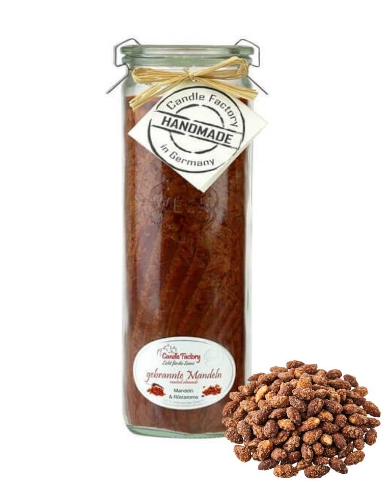 Hochwertige Duftkerze von Candle Factory gebrannte Mandeln Big Jumbo g?nstig in Kerzen Online Shop kaufen. Duftkerzen im Glas. Geschenkidee gebrannte Mandeln Big Jumbo.