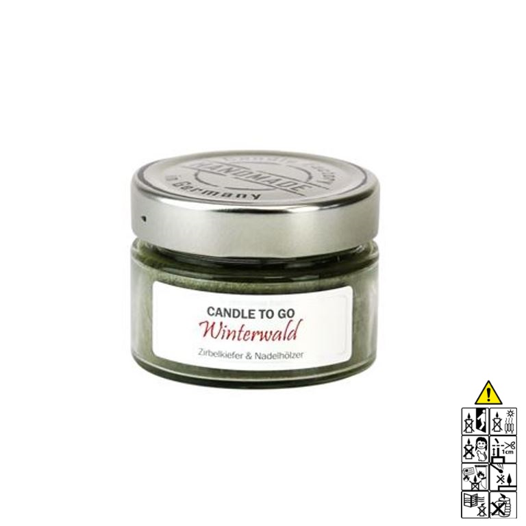 Hochwertige Duftkerze von Candle Factory Candle to Go Winterwald g?nstig in Kerzen Online Shop kaufen. Duftkerzen im Glas. Geschenkidee Candle to Go Winterwald 