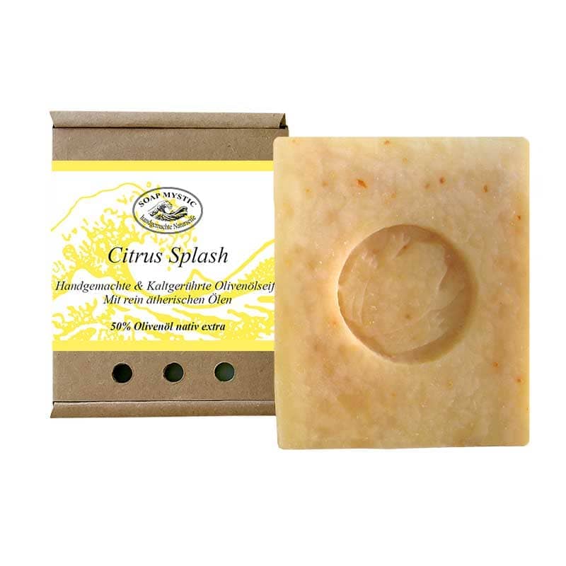 Kaltger?hrte Oliven?lseife Naturseife Citrus Hochwertige handgefertigte Kaltger?hrte Oliven?lseife Naturseife Citrus Splash. Nachhaltig Qualit?tsseifen online kaufen.