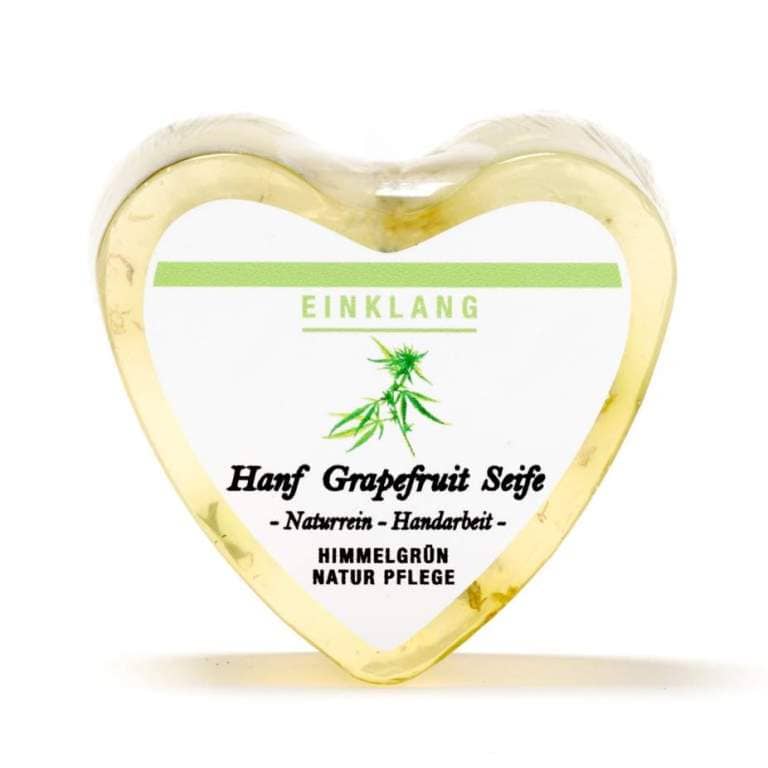 Hanf Graphefruitseife Glycerienseife in Herzform Hochwertige Geschenkidee Wellness Hanf Graphefruitseife - Glycerienseife in Herzform online kaufen