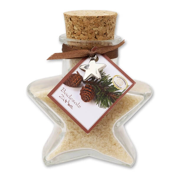 Badesalz Zirbe Sternenglas Florex Badesalz Zirbe Sternglas Florex gemütliche Stunden in der Badewanne in unserem online Shop kaufen