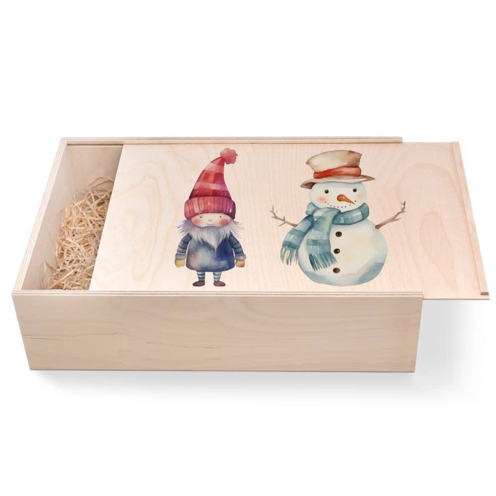 Hochwertige handgemachte Geschenkbox aus Holz günstig im Geschenke Online Shop kaufen.