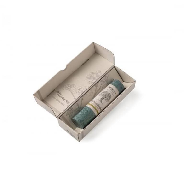 Hochwertige handgemachte Geschenkbox aus Holz für Allgäuer Heilkräuterkerzen günstig im Geschenke Online Shop kaufen. 