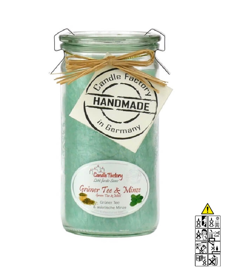 Hochwertige Duftkerze im Glas Gr?ner Tee & Minze Mini Jumbo Hochwertige Duftkerze von Candle Factory Gr?ner Tee & Minze Mini Jumbo im Glas g?nstig in Kerzen Online Shop kaufen. Duftkerzen im Glas. Geschenkidee Gr?ner Tee & Minze Mini Jumbo im Glas