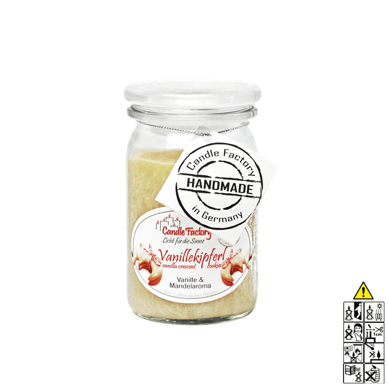 Vanillekipferl - Baby Jumbo Duftkerze im Glas von Candle Factory