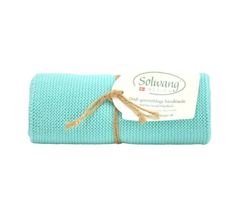 Solwang Handtuch ?ko-Tex Baumwolle Aqua Handtuch von Solwang im Onlineshop kaufen aus 32 x 47 cm Baumwolle gestrickt Aqua