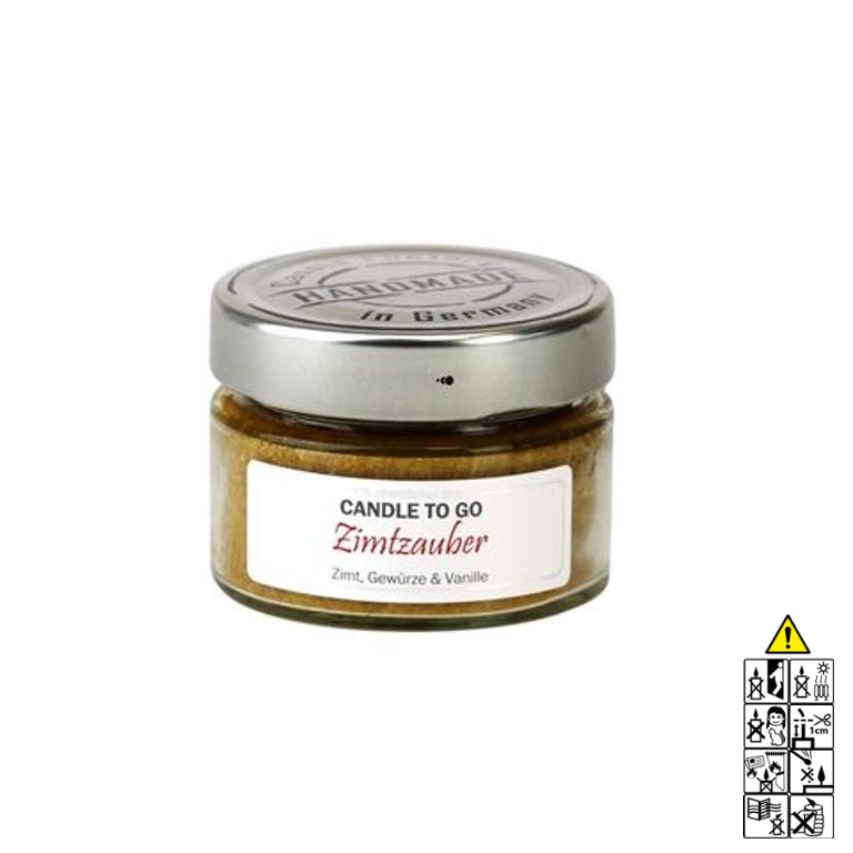 Hochwertige Duftkerze von Candle Factory Candle to Go Zimtzauber g?nstig in Kerzen Online Shop kaufen. Duftkerzen im Glas. Geschenkidee Candle to Go Zimtzauber 