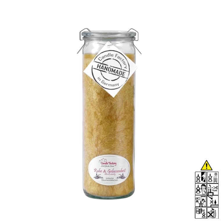 Hochwertige Duftkerze von Candle Factory Ruhe und Gelassenheit Big Jumbo im Glas g?nstig in Kerzen Online Shop kaufen. Duftkerzen im Glas. Geschenkidee Ruhe und Gelassenheit Big Jumbo im Glas