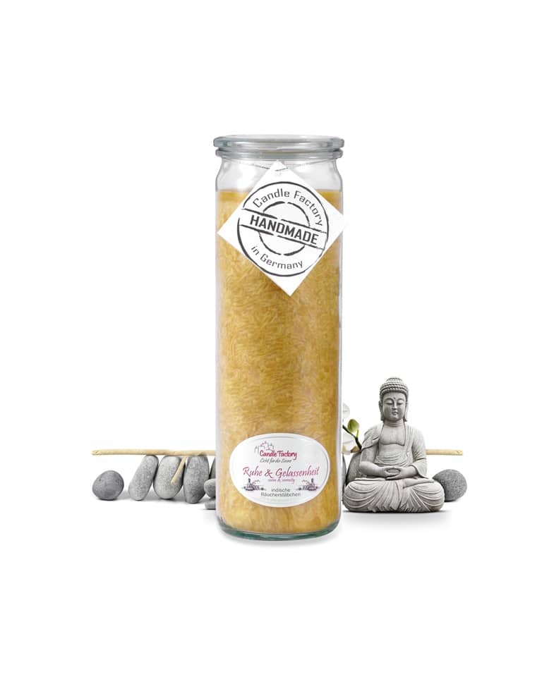 Hochwertige Duftkerze von Candle Factory Ruhe und Gelassenheit Big Jumbo im Glas g?nstig in Kerzen Online Shop kaufen. Duftkerzen im Glas. Geschenkidee Ruhe und Gelassenheit Big Jumbo im Glas