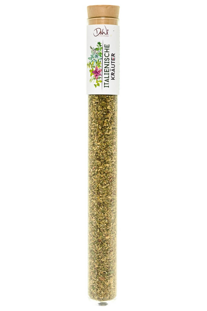 Italienische Kr?uter in Spice Tube aus Glas ? 22mm Italienische Kr?uter. Nachhaltig im Reagenzglas ? 22mm verpackt. Hochwertige kulinarische Produkte im Onlineshop kaufen.