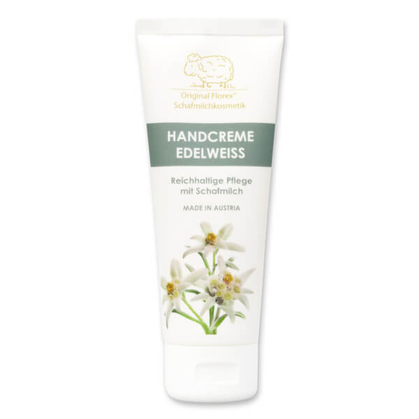 Edelweiß Handcreme 75ml mit Schafmilch in der Tube Edelweiß Handcreme 75ml mit Schafmilch in der Tube