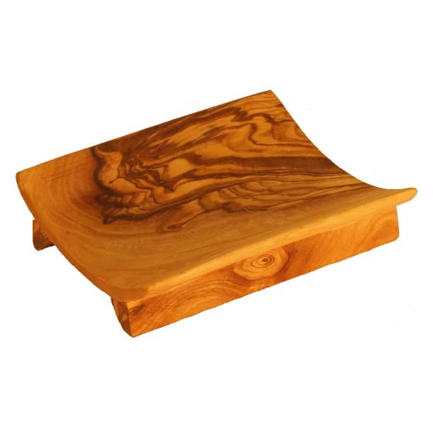 Olivenholz Seifenschalen 13x8cm U-Form Schale Olivenholz Seifenschalen 13x8cm U-Form Schale