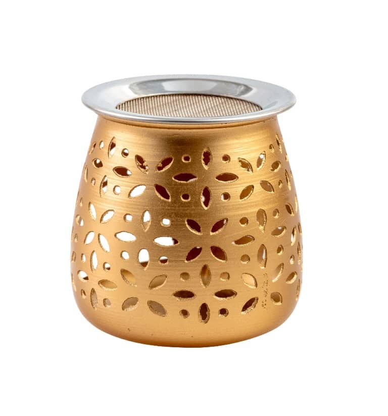 Räucherstövchen goldoptik gerade Form ca. Höhe 8,0 cm und ca. Ø 8,0 cm Räucherstövchen goldoptik gerade Form ca. Höhe 8,0 cm und ca. Ø 8,0 cm