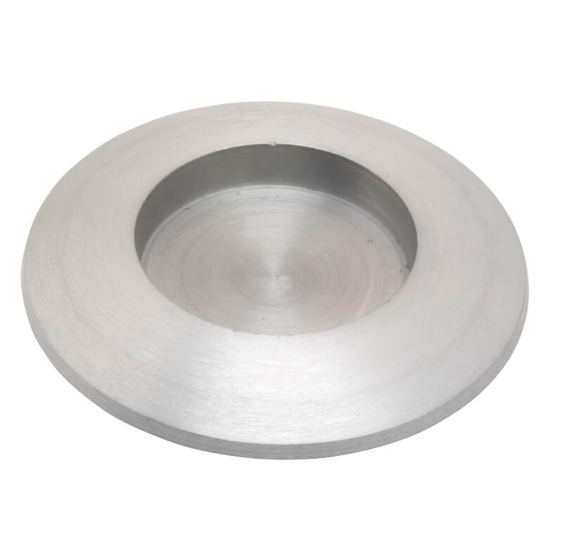 Kerzenteller oder Kerzenhalter kaufen für Ø Innen = 5 cm silberoptik matt optimal.