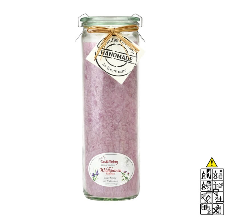 Hochwertige Duftkerze von Candle Factory Wildblumen Big Jumbo g?nstig in Kerzen Online Shop kaufen. Duftkerzen im Glas. Geschenkidee Wildblumen Big Jumbo.