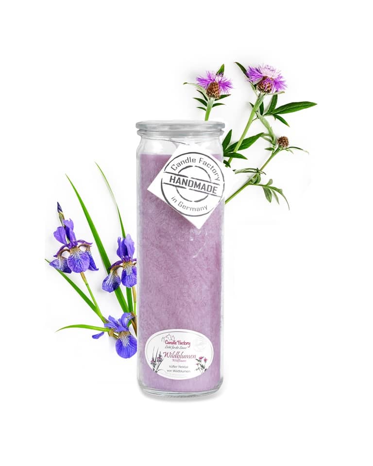Hochwertige Duftkerze von Candle Factory Wildblumen Big Jumbo g?nstig in Kerzen Online Shop kaufen. Duftkerzen im Glas. Geschenkidee Wildblumen Big Jumbo.