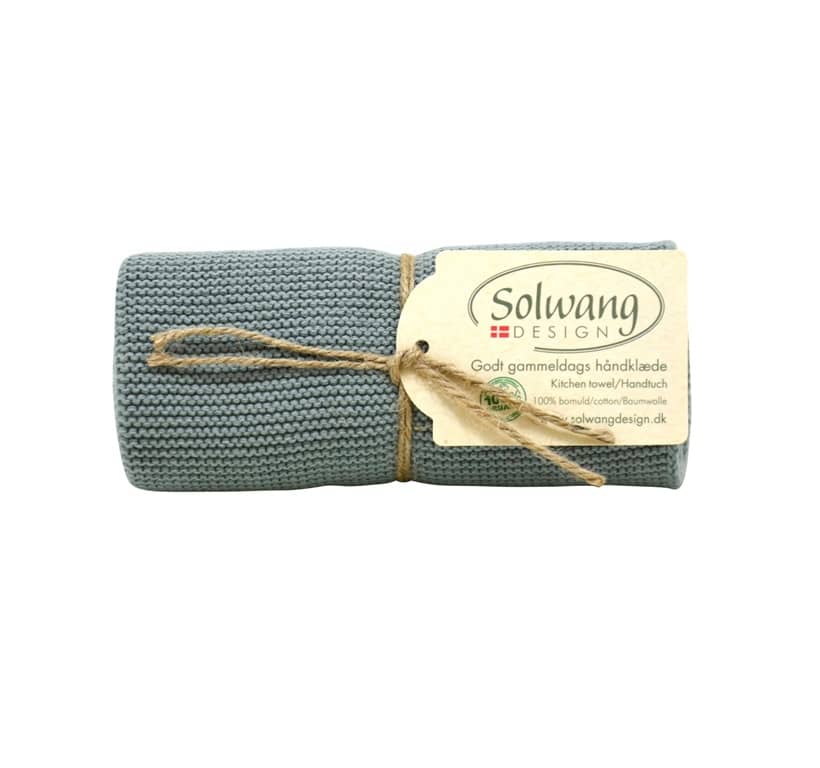 Solwang Handtuch 32 x 47 cm Baumwolle gestrickt Arktisches Grün Solwang Handtuch 32 x 47 cm Baumwolle gestrickt Arktisches Grün