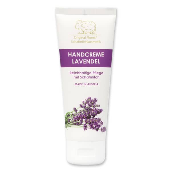 Lavendel Handcreme 75ml mit Schafmilch in der Tube Lavendel Handcreme 75ml mit Schafmilch in der Tube